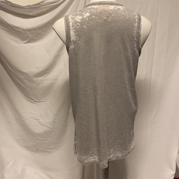 Chaser Grey Burn-Out Tank Top M - Picture 5 of 5
